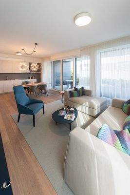 Wohnbereich mit direktem Zugang in den Garten