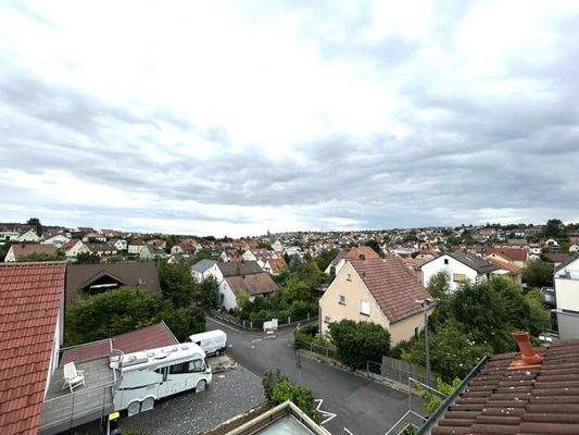 Ausblick vom Balkon im 1. Obergeschoss