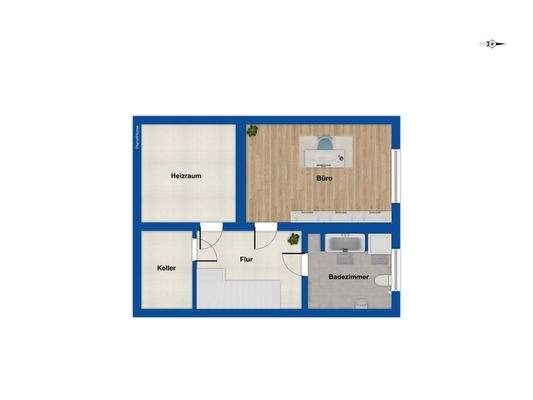 Grundriss Kellergeschoss