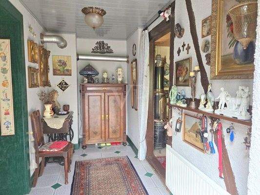 Hintereingang von Terrasse