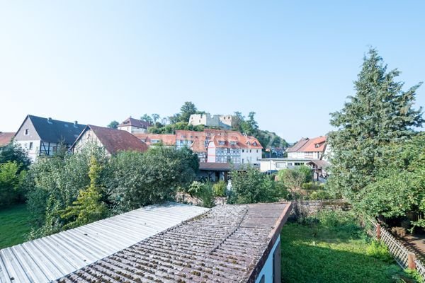 Ausblick vom Balkon Hinterhaus