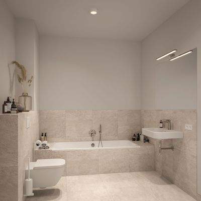 Baden mit Wohlfühlatmosphäre  - Neubauprojekt in Berlin-Neukölln