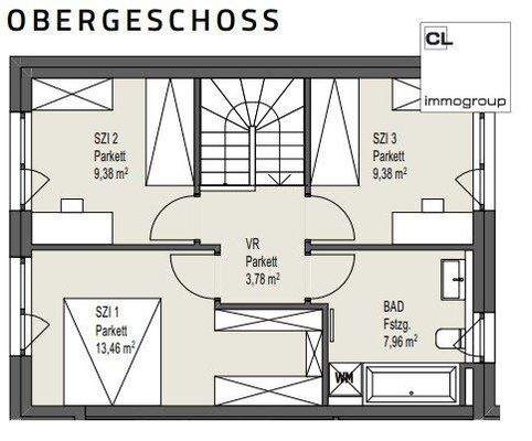 Haus 1 / Top 1 - Obergeschoss