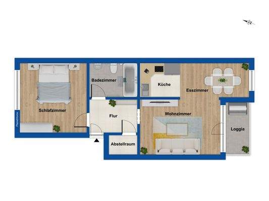 Grundriss 4. Obergeschoss