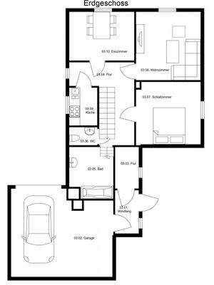 Grundriss Erdgeschoss