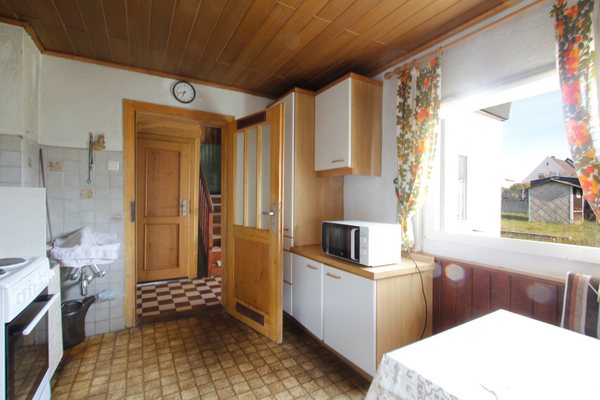 Hinein in die Wohnküche