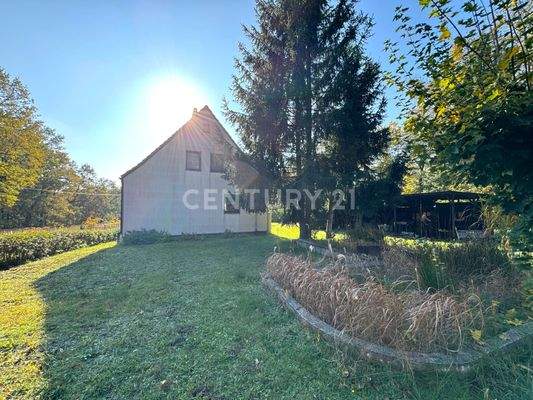 Bestandhaus von hinten