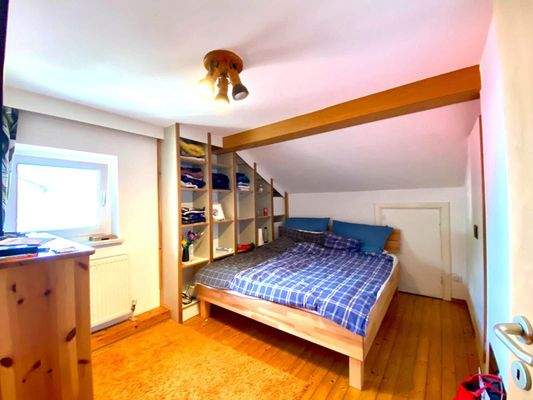 Schlafzimmer im Dachgeschoß