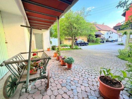 Hinterhof Parkplätze