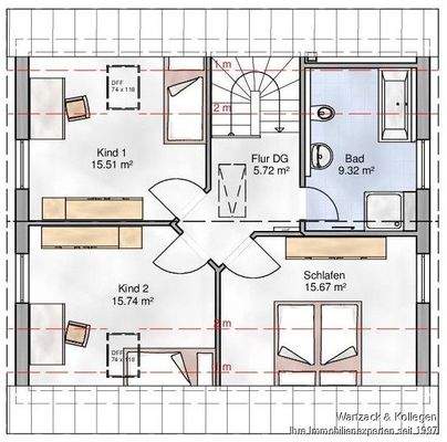 Bebauungsvorschlag "Haus Bozen" von MHW - OG