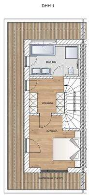 Dachgeschoss DHH 1