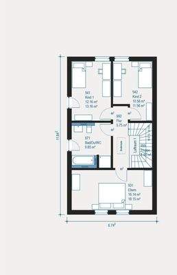 Dachgeschoss Double 7