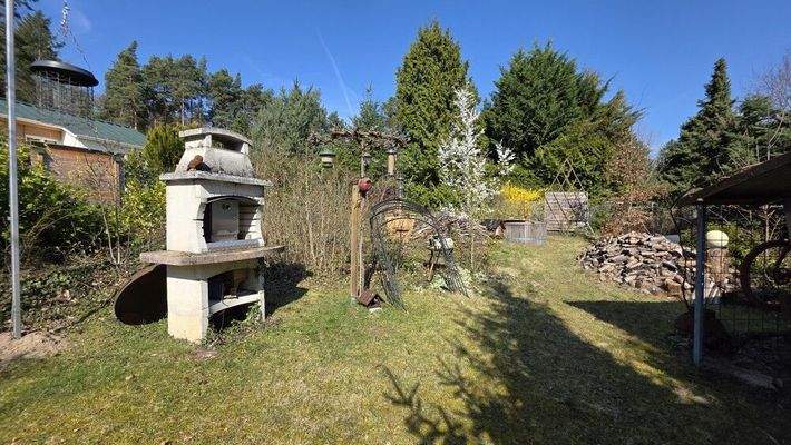 hinterer Teil des Grundstücks