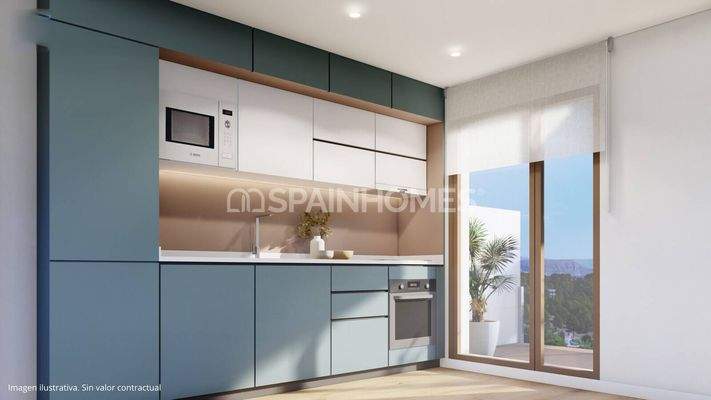 Stylish Townhouses in a Complex with Pool in Alicante La Nucia