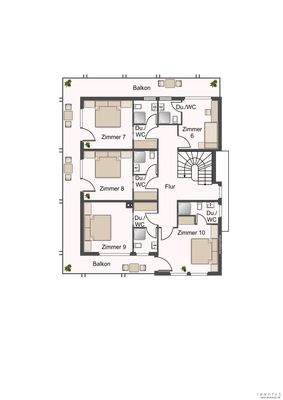 Grundriss Obergeschoss