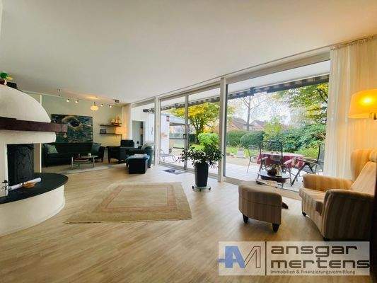 Blick in das Wohnzimmer