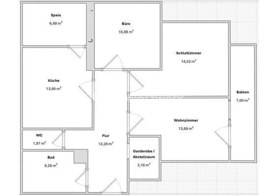 Grundriss Wohnung OG