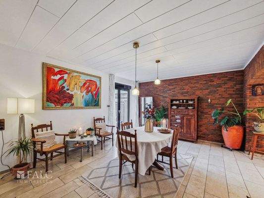 Essbereich mit Terrassenzugang