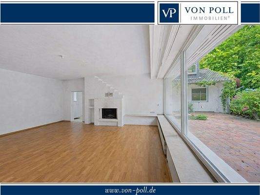 Wohnzimmer mit Terrasse