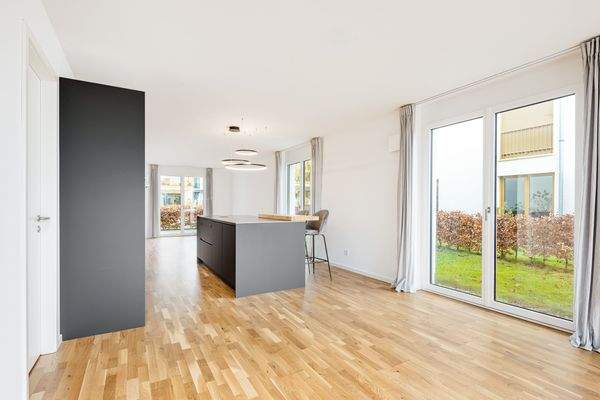 Heller Wohn-Kochbereich