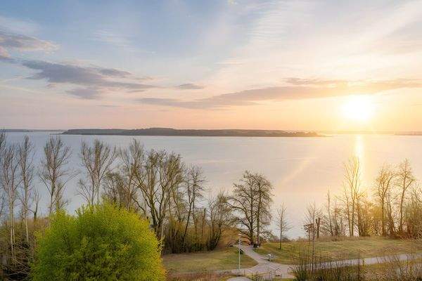 Ausblick Dachterrasse am Morgen