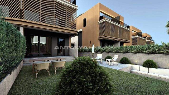 4-Story Houses with Private Pools in Antalya Aksu