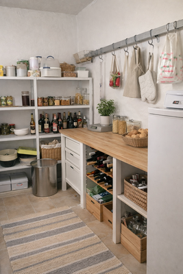 Vorratskammer - virtually staged