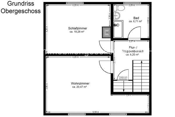 Grundriss Obergeschoss