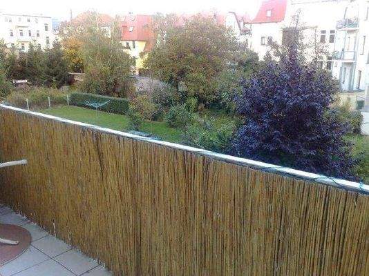 Balkon mit Gartenblick