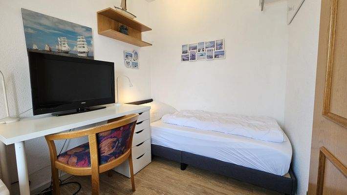 über 6 m² großes Schlafzimmer