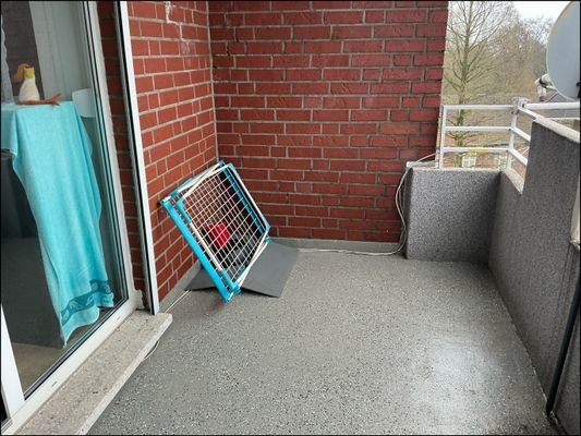 Balkon mit Zugang zum Zimmer