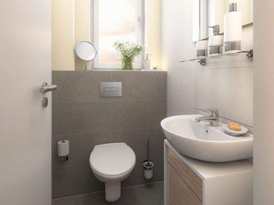 Innenansicht Gaeste-WC