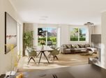 Musterhaus, Wohn- und Esszimmer