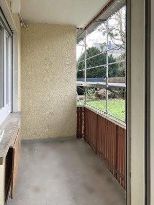 überdachter Süd-West-Balkon