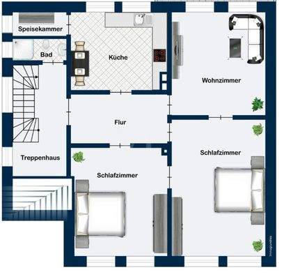 Grundriss Obergeschoss