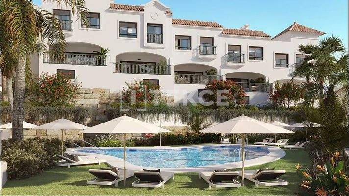 Townhouses in Estepona with Exclusive Pools and Gardens