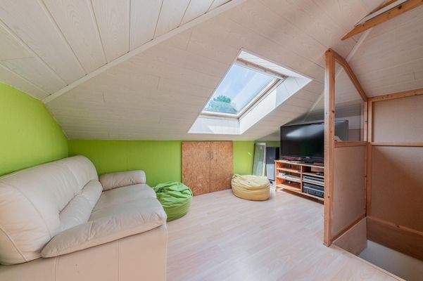 Hobbyraum im Dachgeschoss