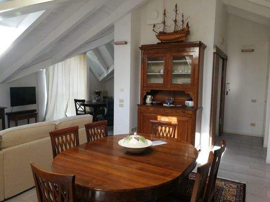 Penthouse in Gardone Riviera mit Blick auf den Gardasee