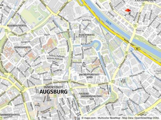 Geolyzer Kartenausschnitt