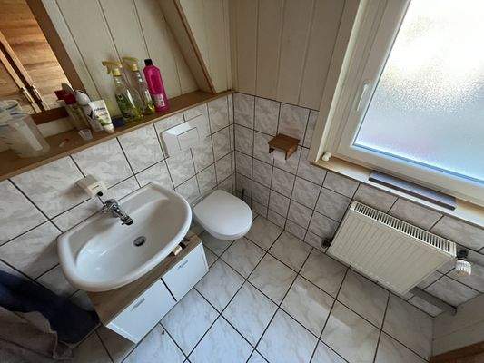 WC in Kellergeschoss