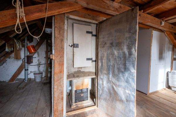 Dachboden, ehem. Rauchkamin
