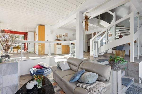 Blick vom Kaminzimmer EG