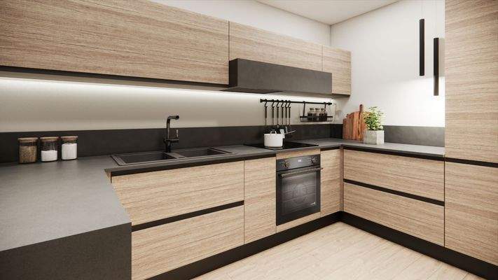 Küche - Visualisierung, Abweichungen möglich!