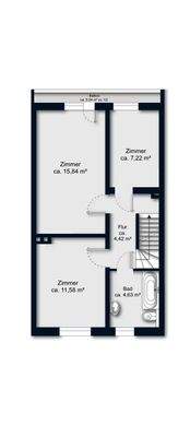 Grundriss Obergeschoss