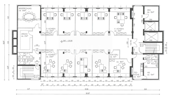 Grundriss 5. Obergeschoss