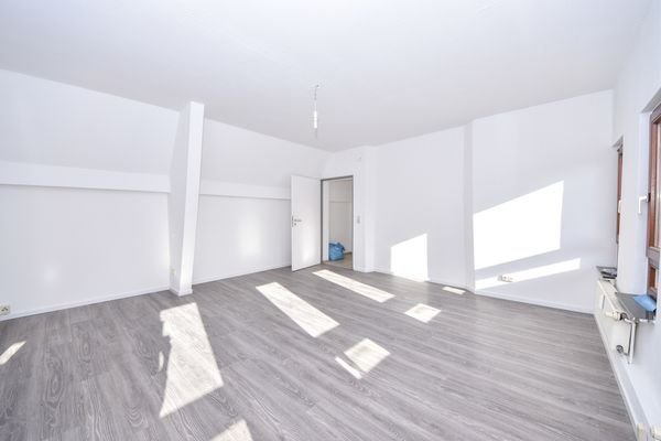Helles Wohnzimmer Maisonettewohnung