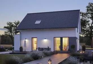 Außenansicht abends