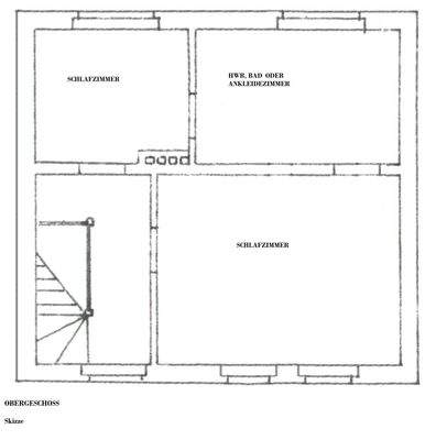 Grundriss Obergeschoss