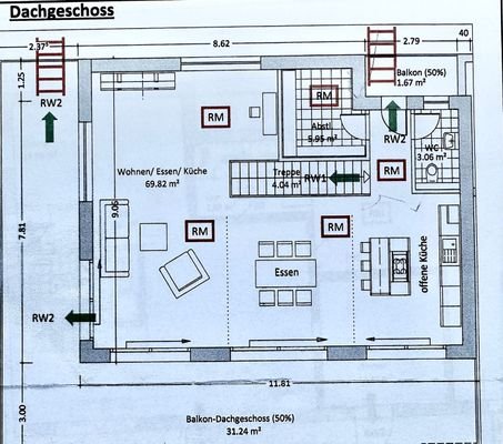 Obergeschoss-Dachgeschoss