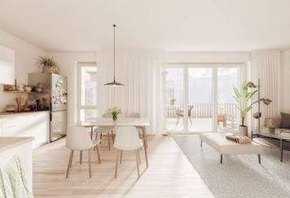 Lichtdurchflutetes Wohnzimmer mit Wohlfühlfaktor